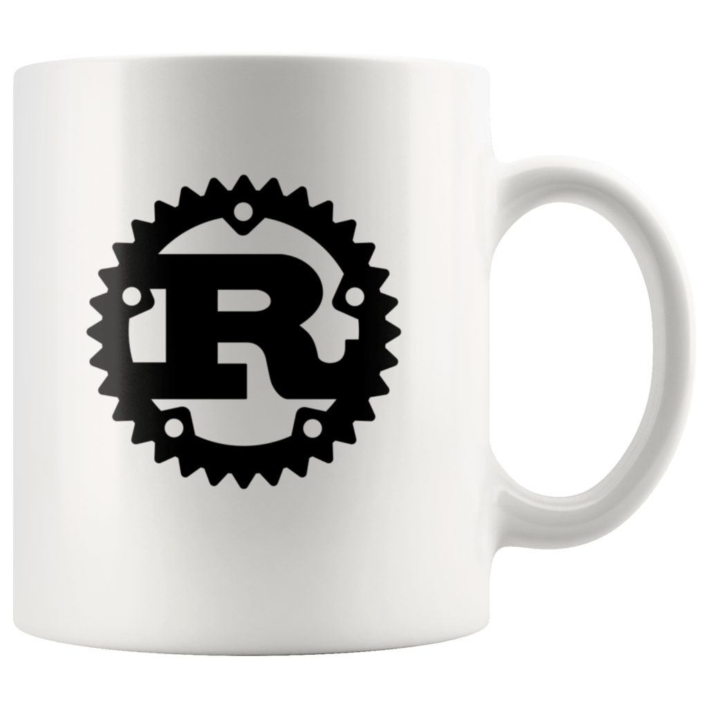 Rust Logo - Rust Logo 11oz Coffee Mug / Cup