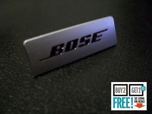 Bose Logo - BOSE Brushed Aluminium Speaker 3D Badge Sticker Emblem Logo ...