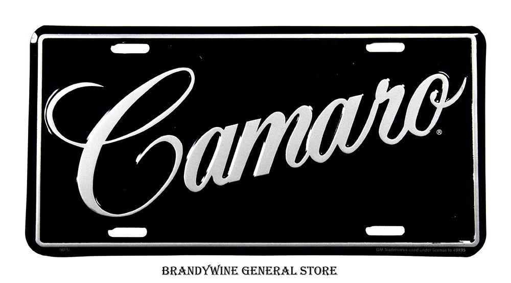 Camaro Logo - Camaro Logo Novelty License Plate. Brandywine General Store