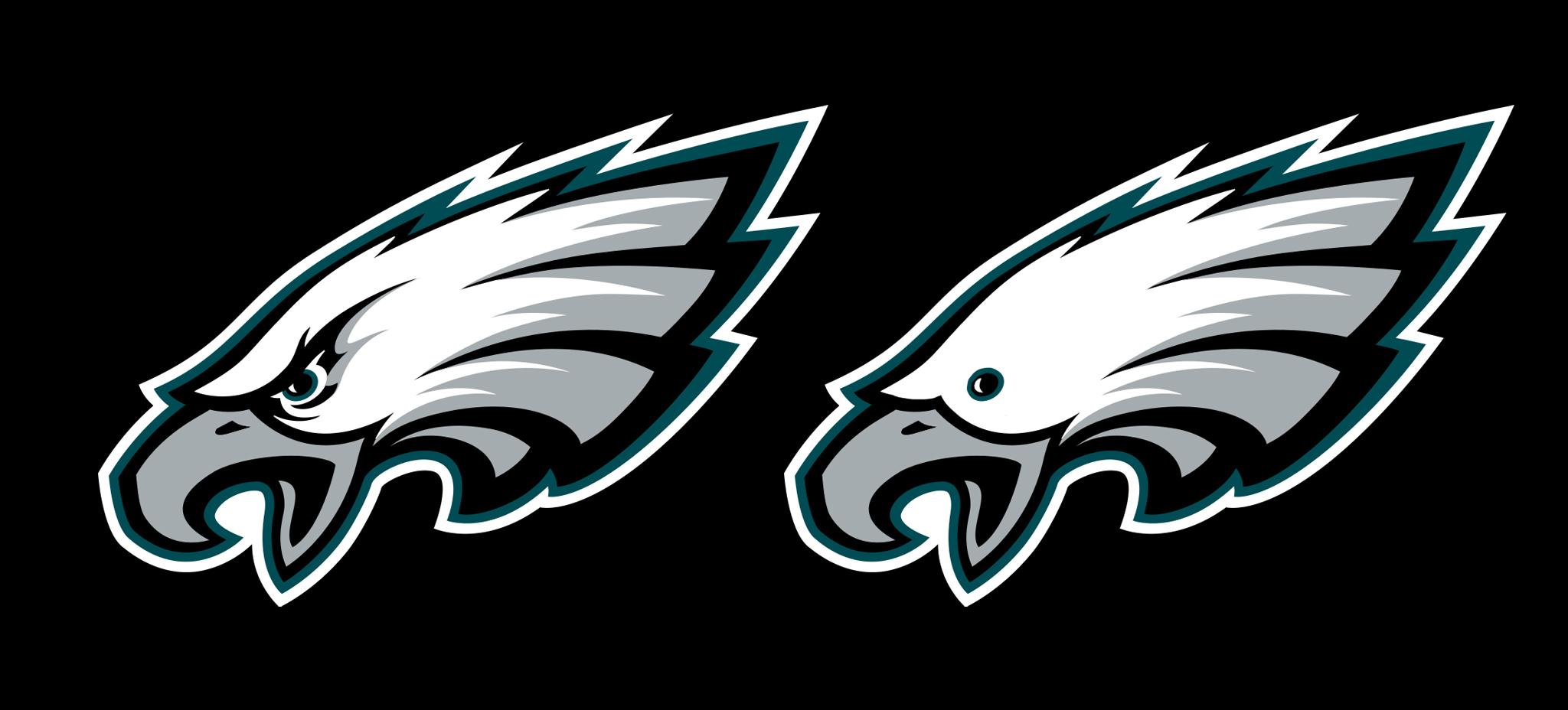Eagles Logo - The Philadelphia Eagles logo without eyebrows