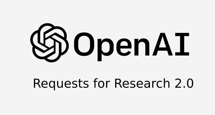 OpenAI Logo - Requests For Research 2.0: A Release by Open AI