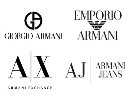 Armani Logo - Armani Logo - FAMOUS LOGOS