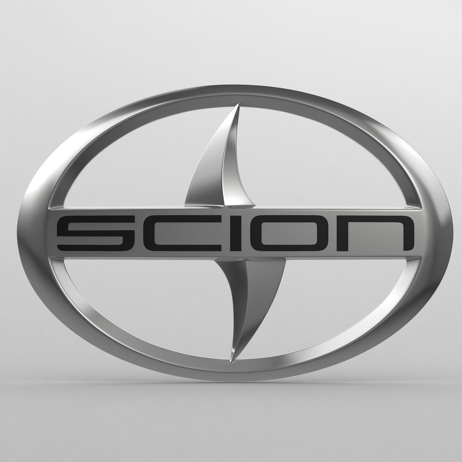 Scion Logo - scion logo high 3D model | CGTrader