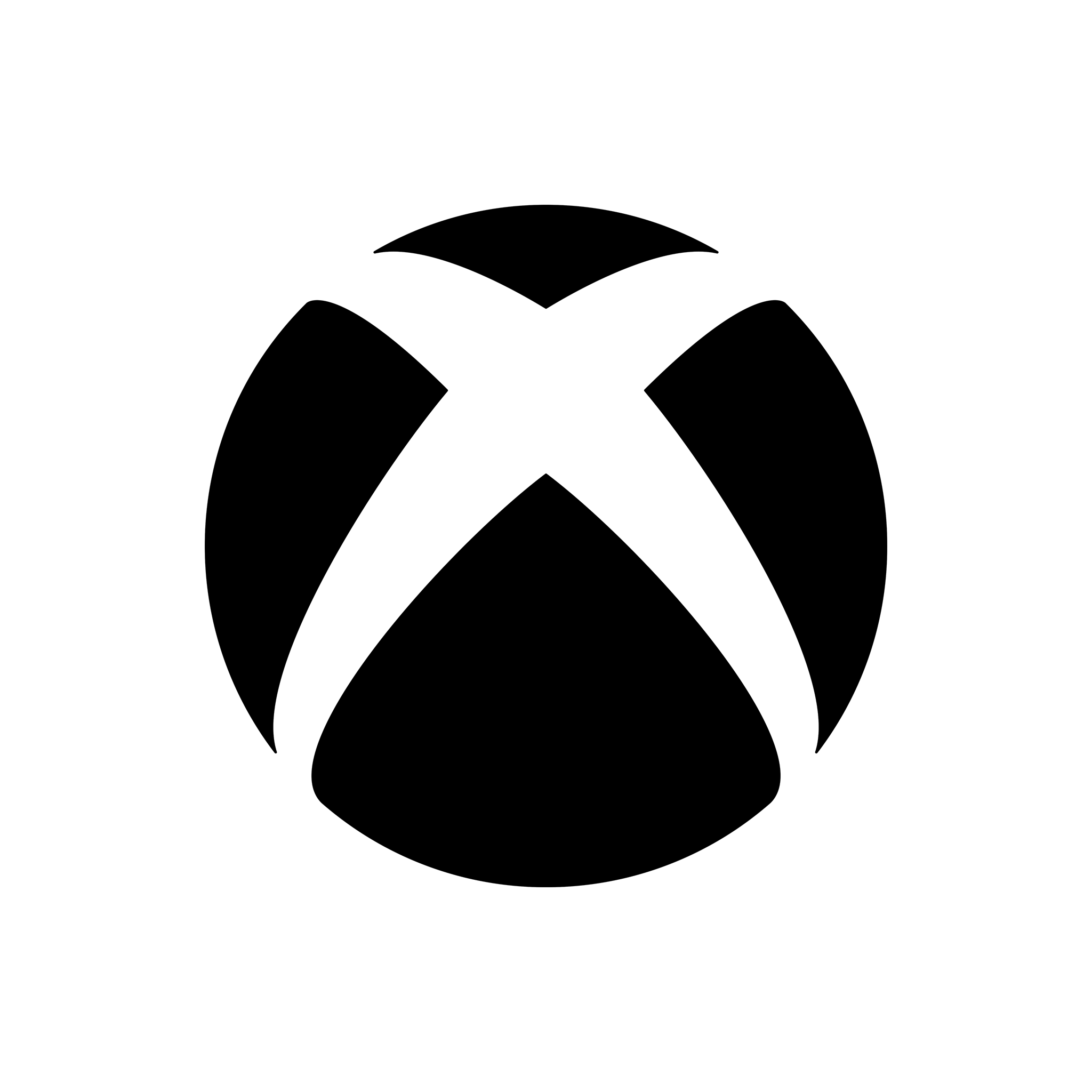 White Xbox Logo LogoDix