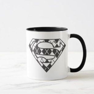 Black and White Supergirl Logo - Black Supergirl Coffee & Travel Mugs