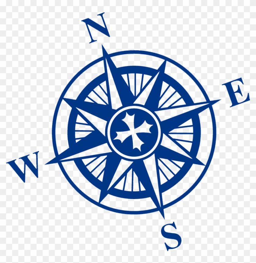 Nautical Compass Logo - Anchor Transparent Background Clipart Compass Clip Art