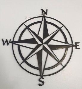 Nautical Compass Logo - Nautical Compass Metal Art | eBay
