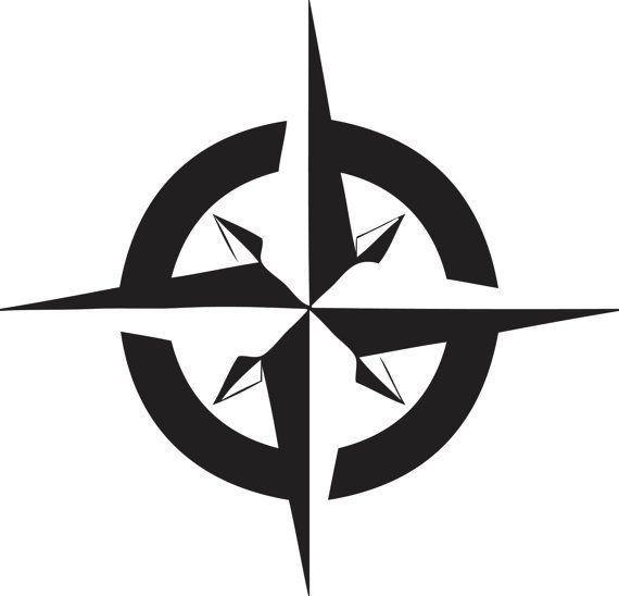 Nautical Compass Logo - Nautical Compass Rose 6 Decal, $5.00. etsy