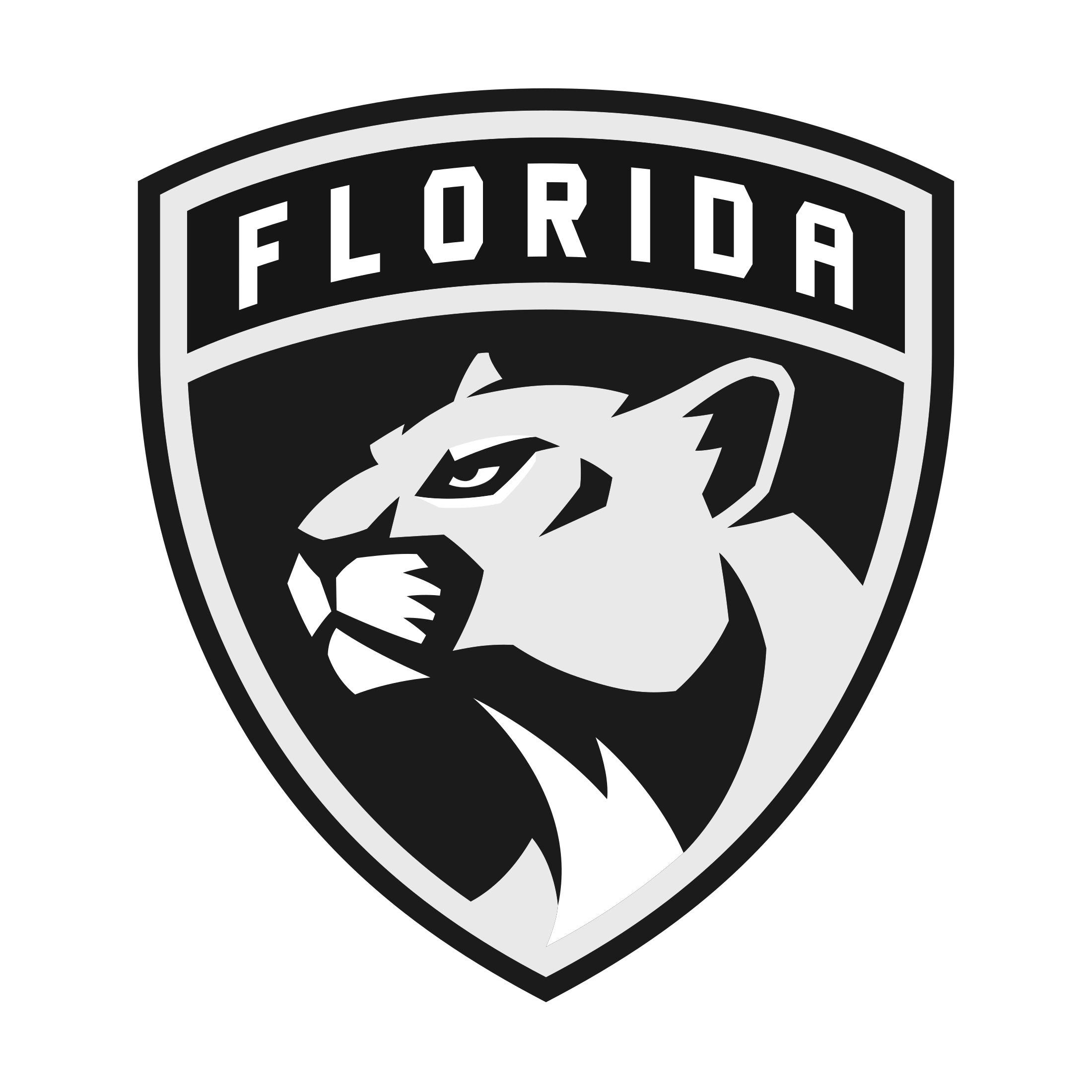 Black and White Panthers Logo - Florida Panthers Logo PNG Transparent & SVG Vector - Freebie Supply