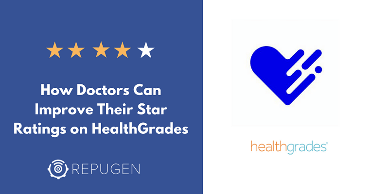 Healthgrades Logo - How Doctors Can Improve Their Star Ratings on Healthgrades | RepuGen