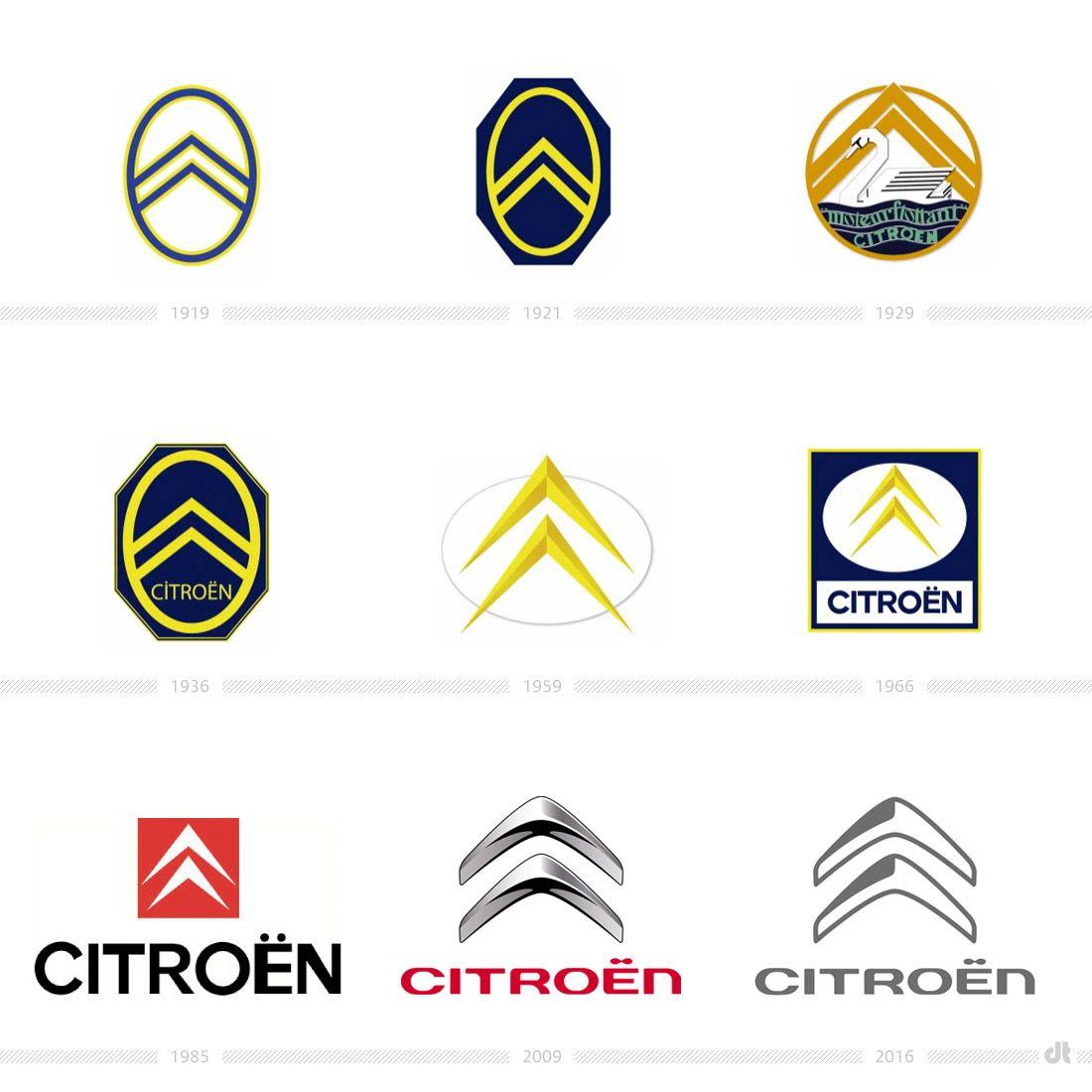 Citroen Logo - Citroën's new flat logo: inspired