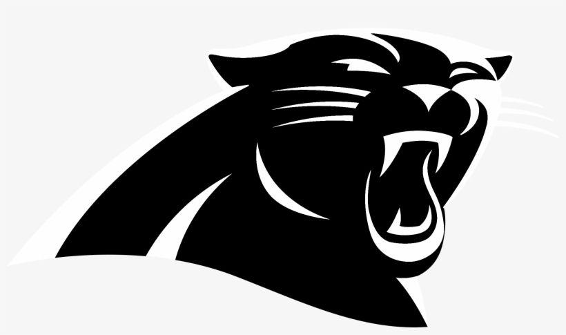 Black and White Panthers Logo - Panther Drawing Logo - Carolina Panthers Logo Black And White - Free ...