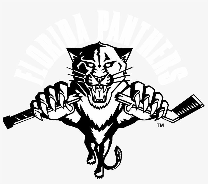 Black and White Panthers Logo - Florida Panthers Logo Black And White - Florida Panthers Black Logo ...