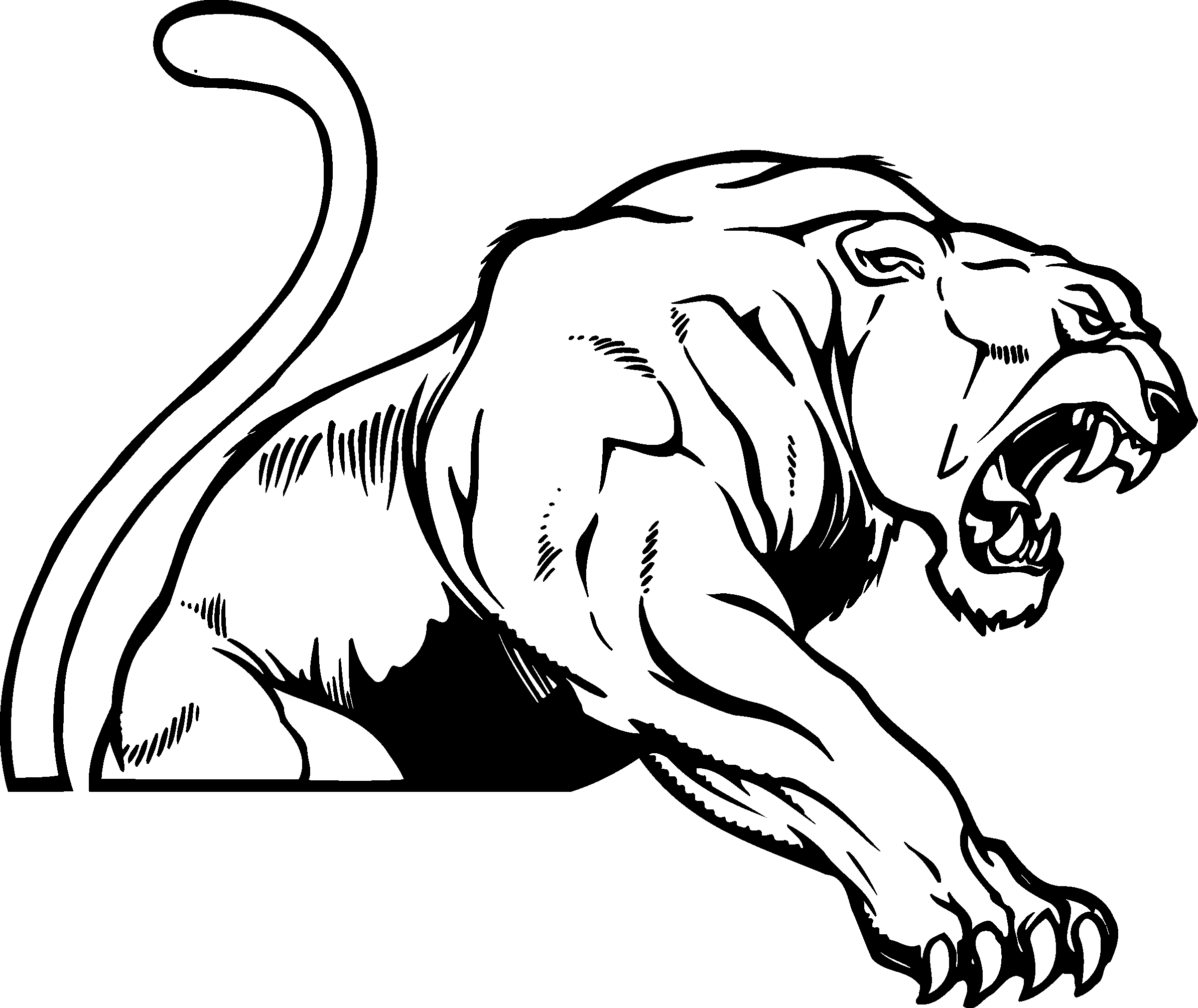 Black and White Panthers Logo - Free Black Panther Clipart, Download Free Clip Art, Free Clip Art on ...