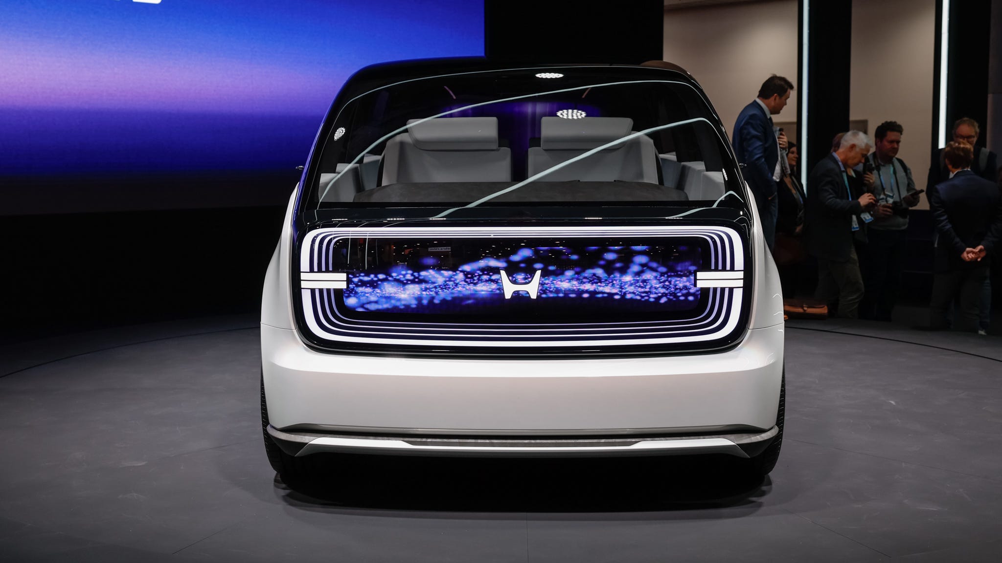 Honda Space Hub Concept showing the new logo design