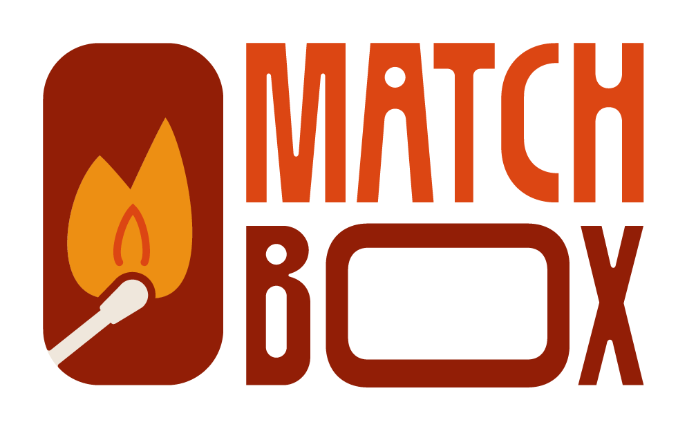 New Matchbox logo with simplified match icon