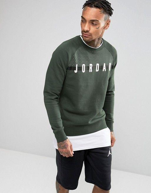 Green Jordan Logo - Jordan | Nike Jordan Logo Sweatshirt In Green 845389-327