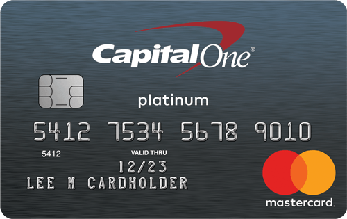Capital One Credit Card Logo - Capital One® Platinum Credit Card Reviews