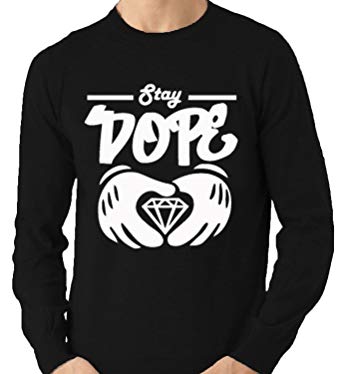 Dope Diamond Hands Logo - STAY DOPE MICKEY MOUSE HANDS DIAMOND JUMPER £14.99 LL03 (M): Amazon