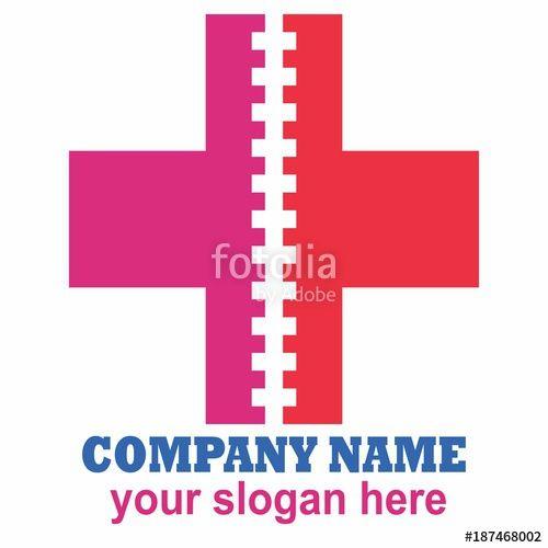 3D Hospital Logo - Medical, Hospital, Pharmacy, Healthy, Cross, 3d, Red, White ...
