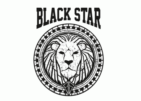 Black Star with Circle around Logo - Black Star GIF - Find & Share on GIPHY