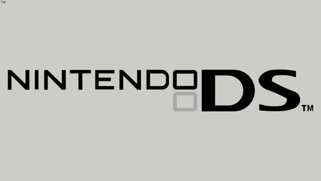 Nintendo DS Logo - Nintendo DS Logo | 3D Warehouse