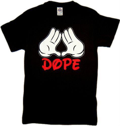Dope Diamond Hands Logo - DOPE Diamond Mickey Mouse Hands Drake Wayne TShirt Crooks OVOXO NICE ...