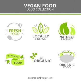 Green Cute Logo - Organic Food Logo Vectors, Photos and PSD files | Free Download