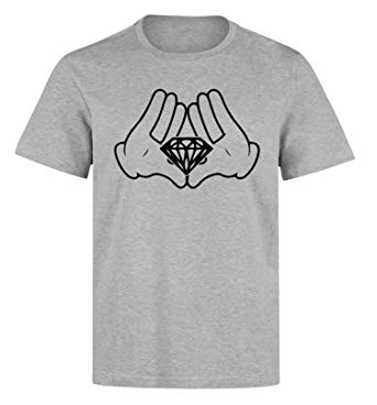 Dope Diamond Hands Logo - Dope Diamond Hands Cach Money Men's T Shirt XX Large: Amazon.co.uk