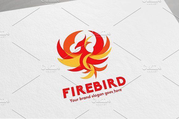 Fiery Bird Phoenix Logo - Fire Bird Phoenix Logo by WheelieMonkey. Phoenix