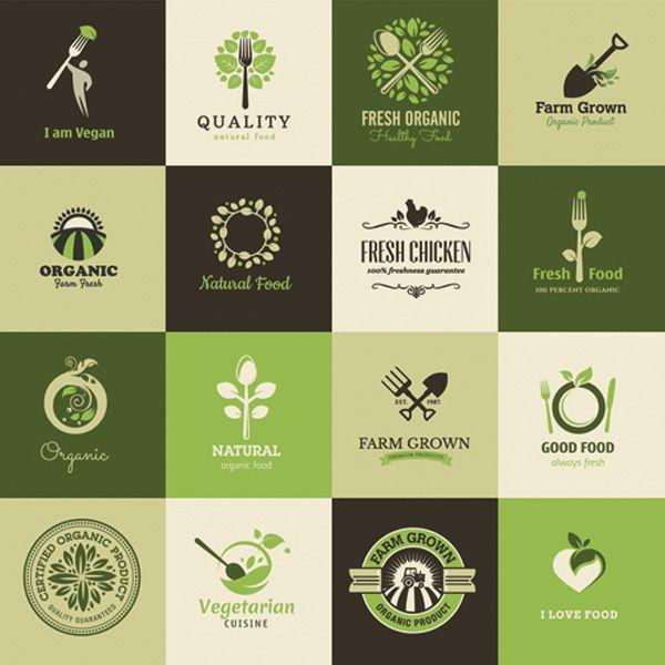 Natural Food Logo - Pin by Cat Fit on welovesolo | Logo food, Logos, Organic logo