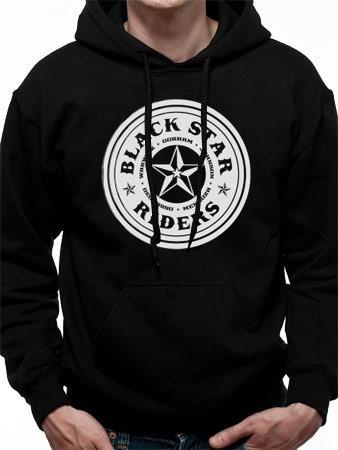 Black Star with Circle around Logo - Buy Black Star Riders - Circle Hoodie at Loudshop.com for only £12.75