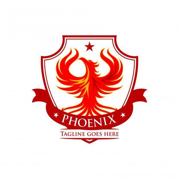 Fiery Bird Phoenix Logo - Fire bird logo Vector | Premium Download