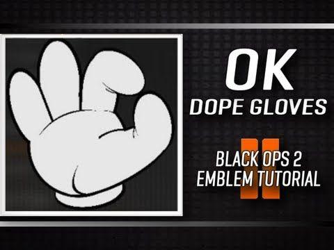 Dope Diamond Hands Logo - OK Dope Gloves - Black Ops 2 Emblem Tutorial by Fmlad - YouTube