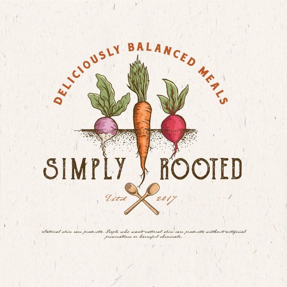 Natural Food Logo - How to design a logo: the ultimate guide