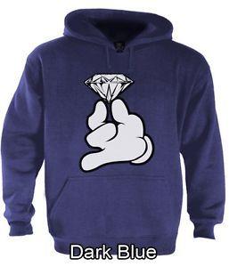 Dope Diamond Hands Logo - Diamond Cartoon Hands Hoodie Mickey Gloves YOLO Illuminati MOST Dope