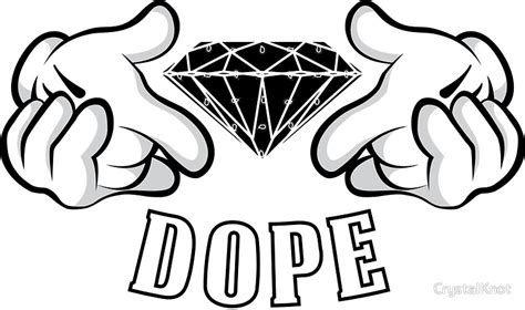 Dope Diamond Hands Logo - African Dope Symbol