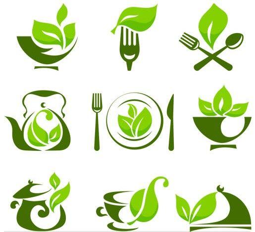 Natural Food Logo - Health Food Logo vector. AI format free vector download