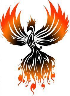 Fiery Bird Phoenix Logo - Phoenix Bird Clipart.com. Free for personal use