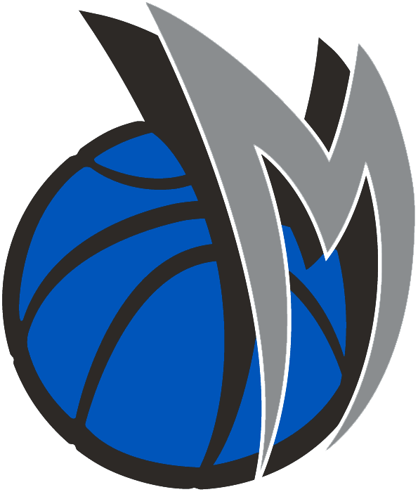 Blue Basketball Logo - Dallas Mavericks Alternate Logo - National Basketball Association ...