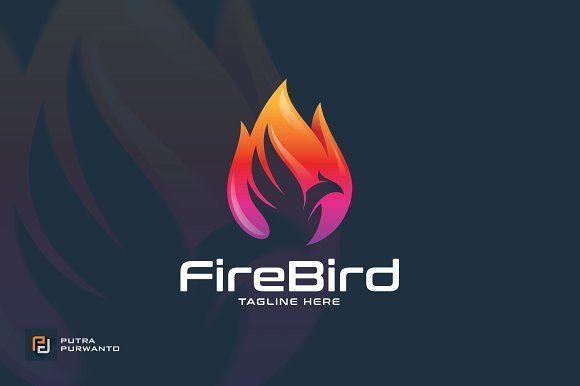 Fiery Bird Phoenix Logo - Fire Bird / Phoenix - Logo Template by putra_purwanto on ...