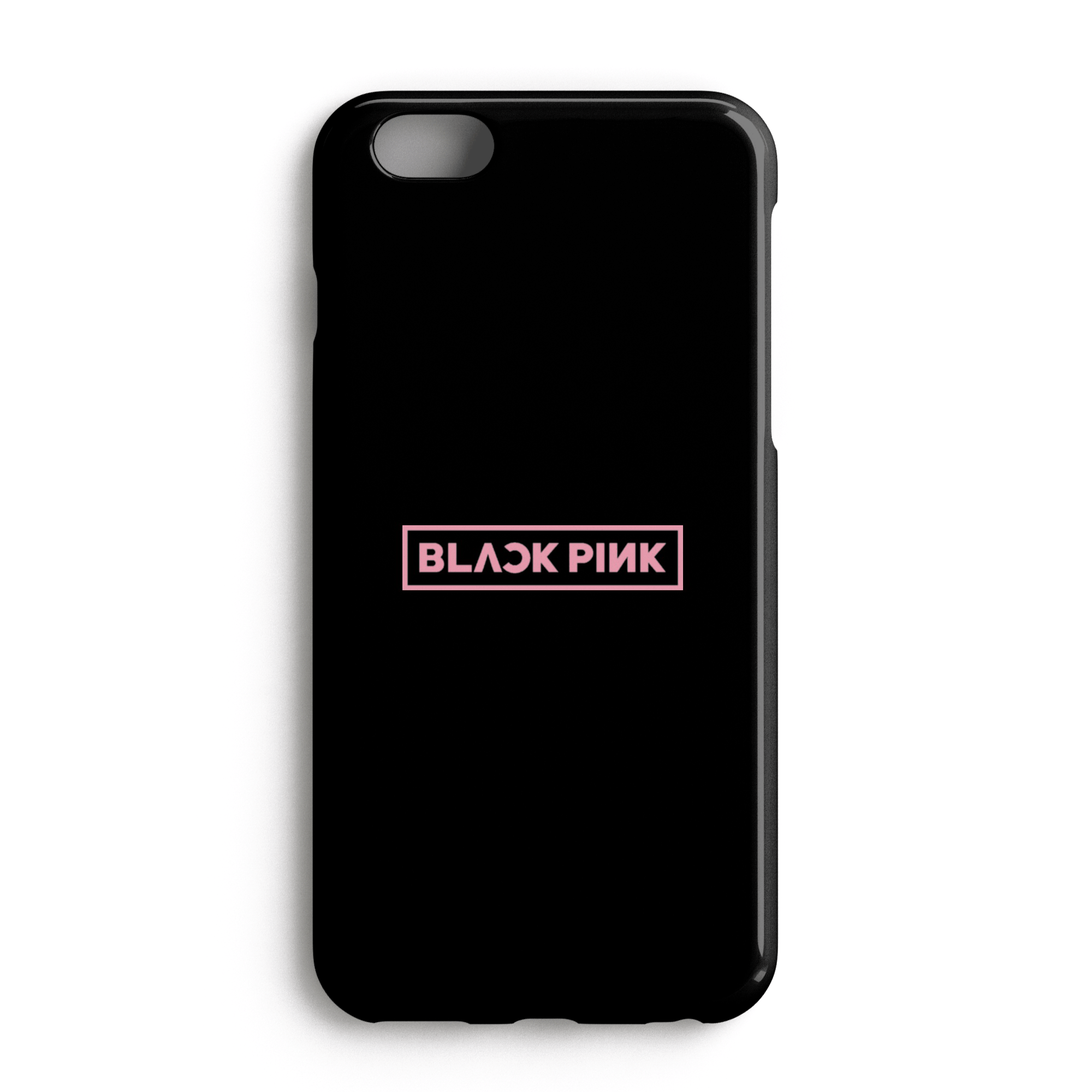 Black Pink Logo - BLACKPINK] LOGO ON BLACK - DaebakCases
