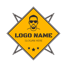 Portrait Logo - Free Glasses Logo Designs. DesignEvo Logo Maker