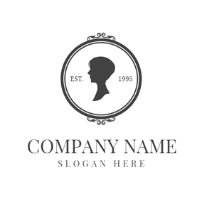 Portrait Logo - Free Hair Logo Designs. DesignEvo Logo Maker