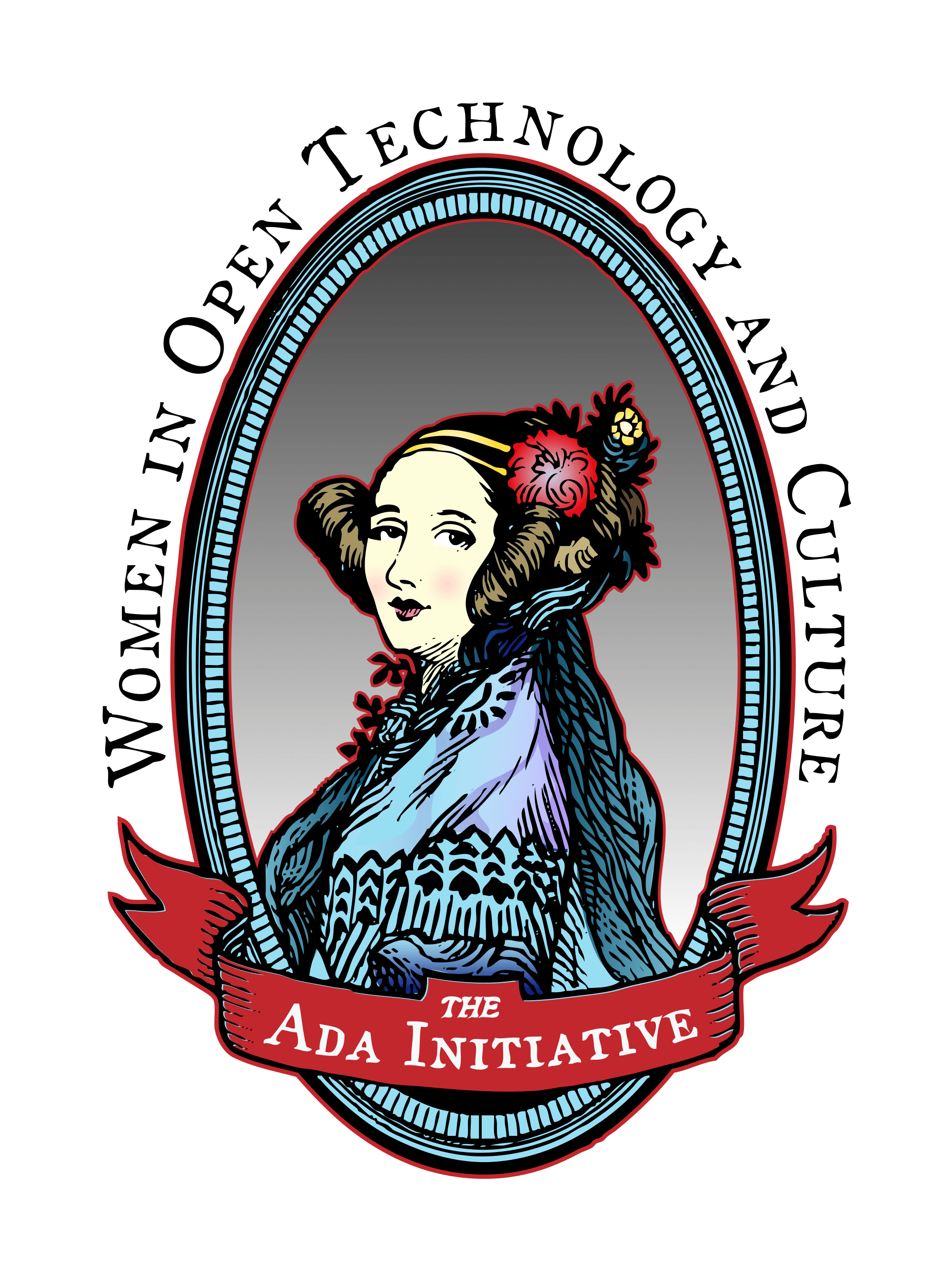 Portrait Logo - Ada Initiative logo (Ada Lovelace portrait).svg