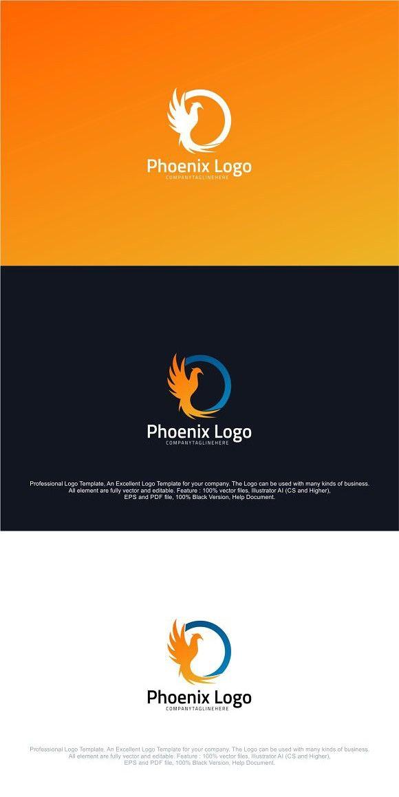 Fiery Bird Phoenix Logo - Phoenix Bird. logo. Fire, Phoenix