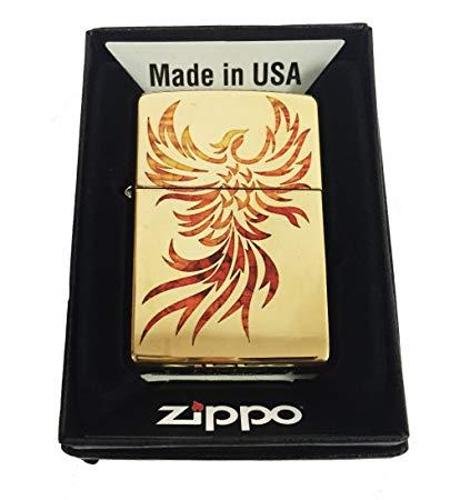 Fiery Bird Phoenix Logo - Amazon.com: Zippo Custom Lighter - Flying Fire Bird Flaming Phoenix ...
