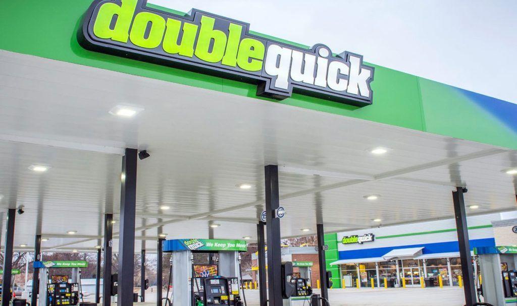 Double Quick Gas Station Logo - Unified Customer Engagement QSR Quick Digital Agency