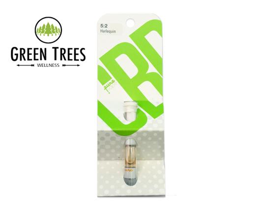 Pure Vape Logo - Pure Vape - Harlequin 5:2 Cartridge 500mg CBD/THC