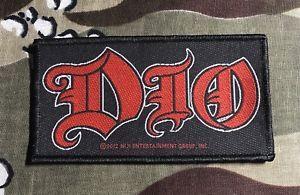Dio Logo - Dio Logo Woven Patch D024P Black Sabbath Rainbow Iron Maiden Deep ...